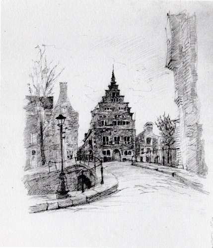 《オランダ風景》（画集 参考作品 No.49）　