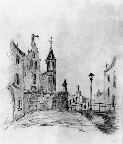 《オランダ風景》（画集 参考作品 No.50）　
